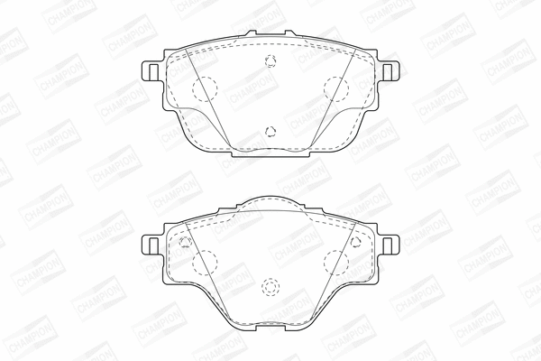 Brake Pad Set, disc brake (573622CH)