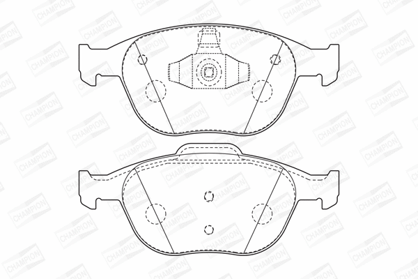 Brake Pad Set, disc brake (573085CH)