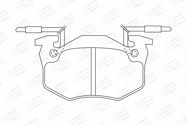 Brake Pad Set, disc brake (571302CH)