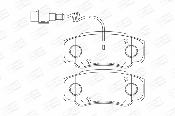 Brake Pad Set, disc brake (573318CH)