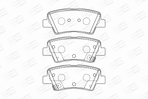 Brake Pad Set, disc brake (573369CH)