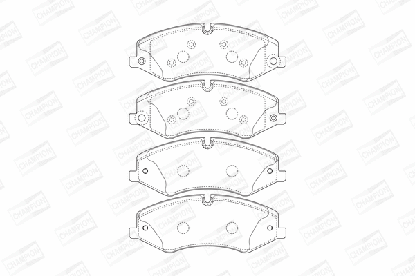 Brake Pad Set, disc brake (573759CH)