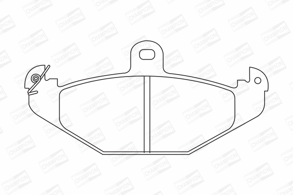 Brake Pad Set, disc brake (571425CH)