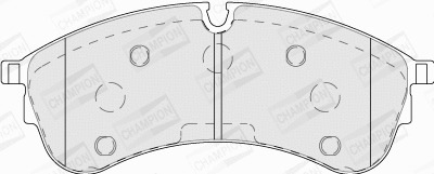 Brake Pad Set, disc brake (573844CH)