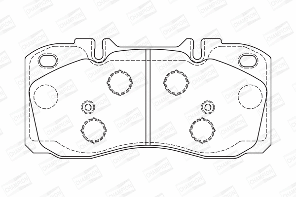 Brake Pad Set, disc brake (573741CH)