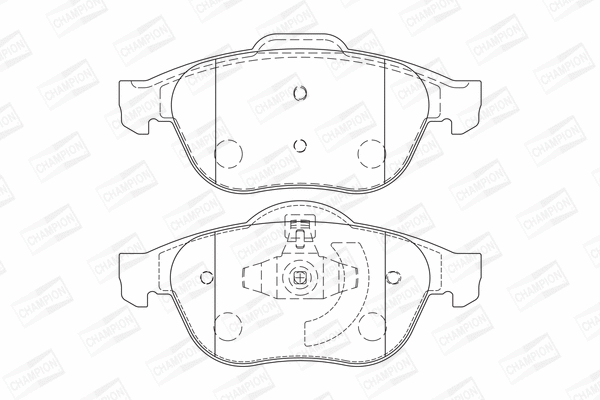 Brake Pad Set, disc brake (573245CH)