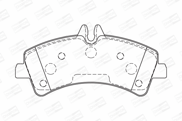 Brake Pad Set, disc brake (573728CH)