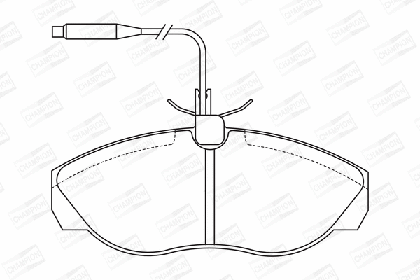 Brake Pad Set, disc brake (571839CH)