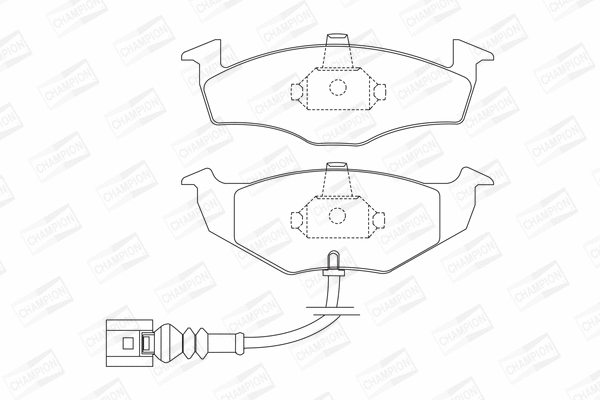Brake Pad Set, disc brake (573111CH)