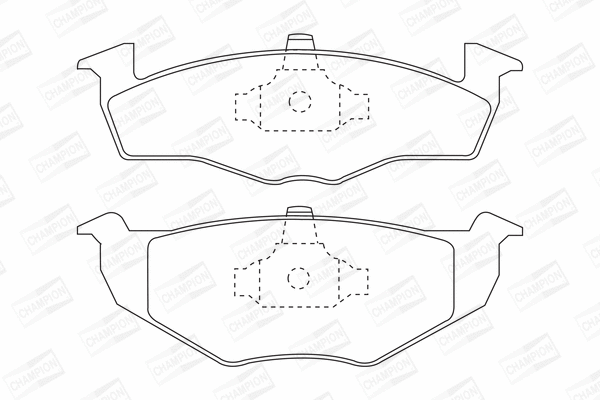 Brake Pad Set, disc brake (571915CH)