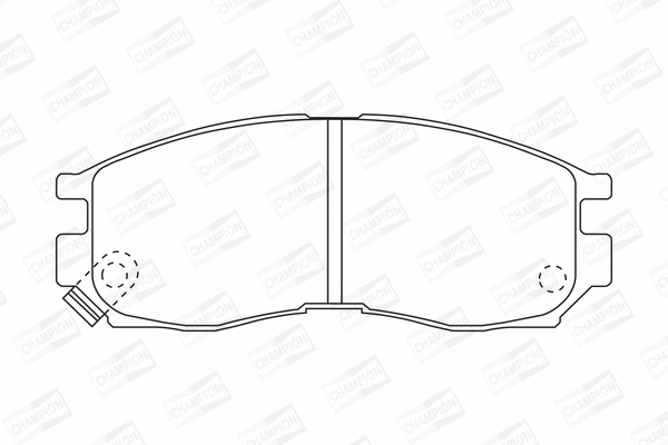 Brake Pad Set, disc brake (572381CH)