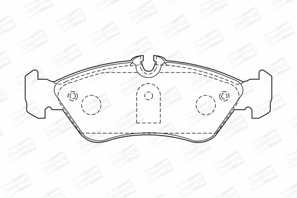 Brake Pad Set, disc brake (573191CH)