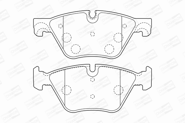 Brake Pad Set, disc brake (573364CH)