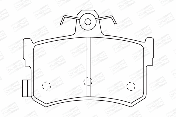 Brake Pad Set, disc brake (571938CH)
