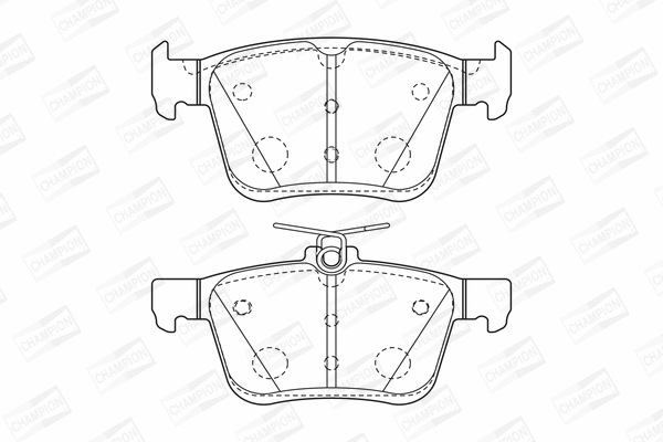 Brake Pad Set, disc brake (573409CH)