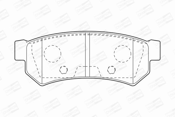 Brake Pad Set, disc brake (573633CH)