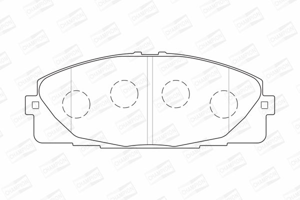 Brake Pad Set, disc brake (572650CH)