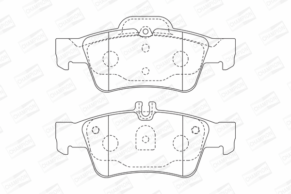 Brake Pad Set, disc brake (571989CH)