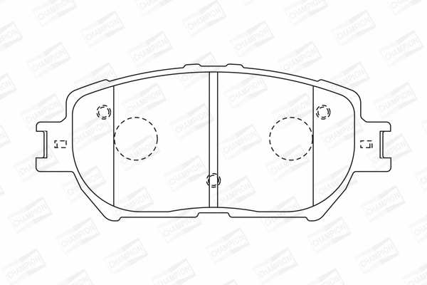 Brake Pad Set, disc brake (572553CH)