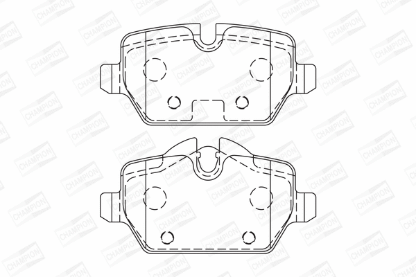 Brake Pad Set, disc brake (573755CH)