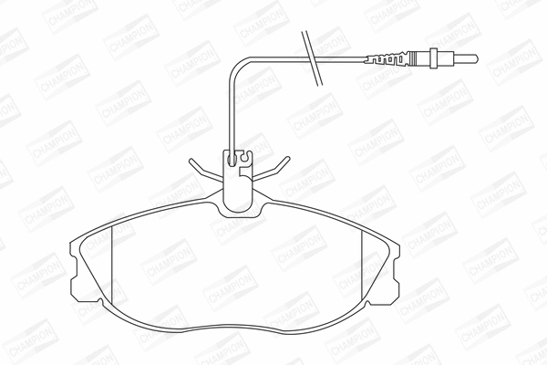 Brake Pad Set, disc brake (571898CH)