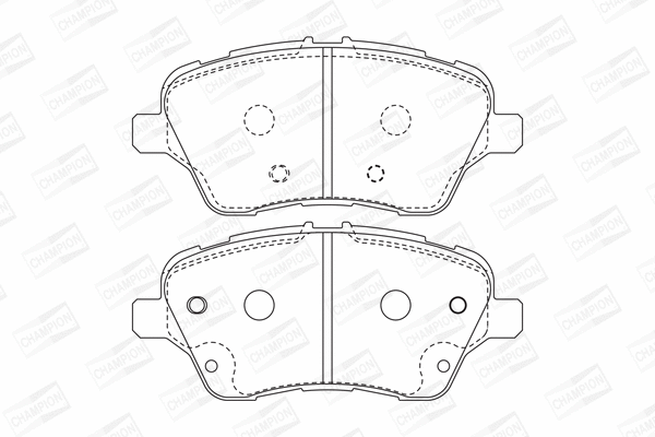 Brake Pad Set, disc brake (573363CH)