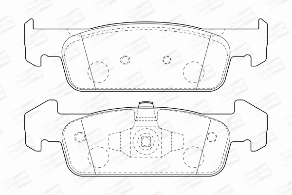 Brake Pad Set, disc brake (573441CH)