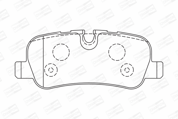 Brake Pad Set, disc brake (572522CH)