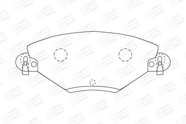 Brake Pad Set, disc brake (573027CH)