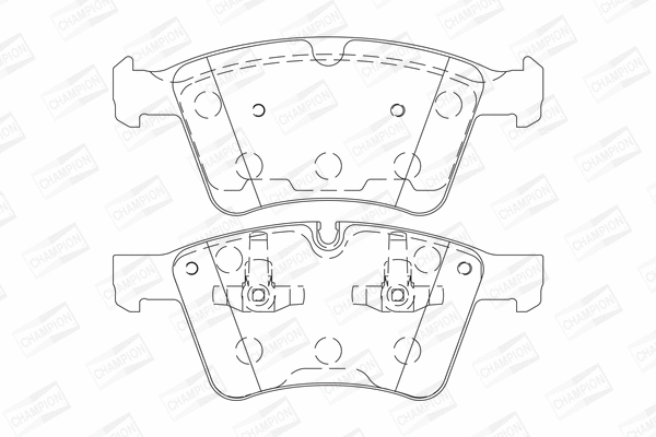 Brake Pad Set, disc brake (573424CH)