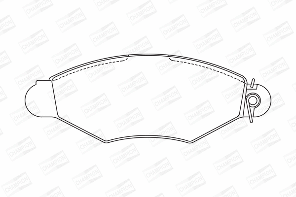 Brake Pad Set, disc brake (571931CH)