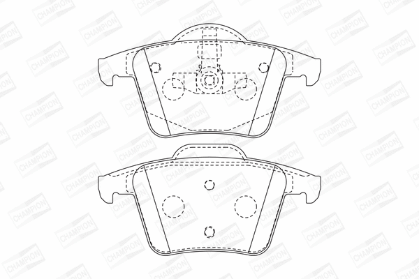 Brake Pad Set, disc brake (573236CH)