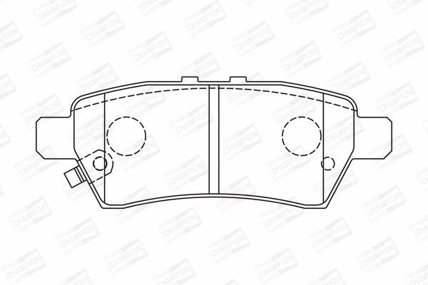 Brake Pad Set, disc brake (572610CH)