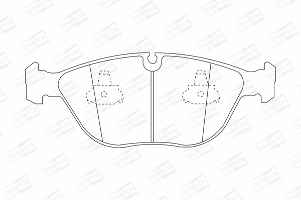 Brake Pad Set, disc brake (571872CH)