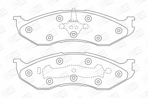 Brake Pad Set, disc brake (573713CH)