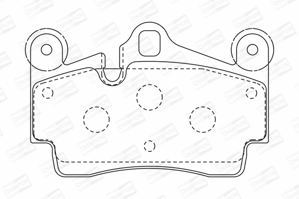 Brake Pad Set, disc brake (573227CH)