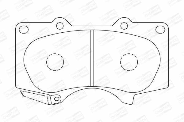 Brake Pad Set, disc brake (572515CH)
