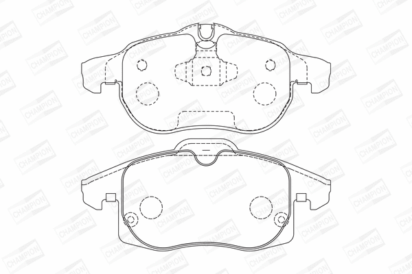 Brake Pad Set, disc brake (573723CH)