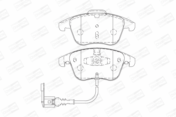 Brake Pad Set, disc brake (573246CH)