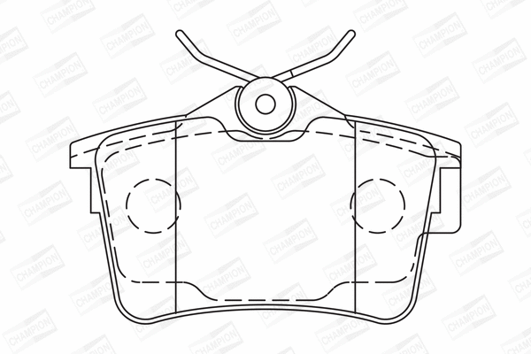 Brake Pad Set, disc brake (573289CH)