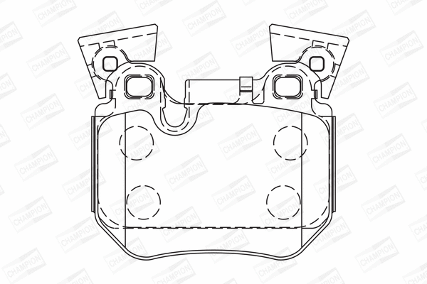 Brake Pad Set, disc brake (573310CH)