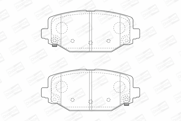 Brake Pad Set, disc brake (573412CH)