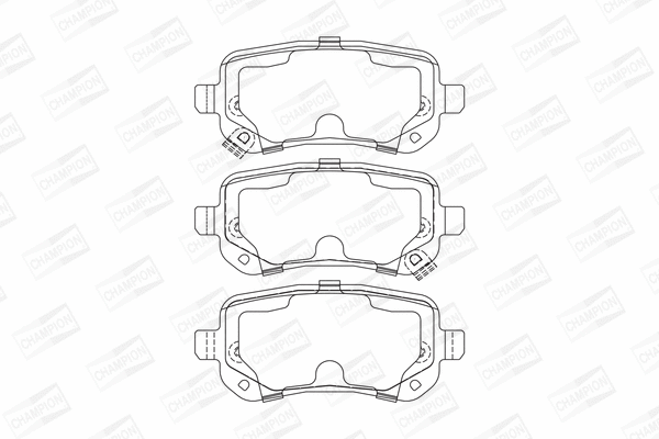 Brake Pad Set, disc brake (573299CH)