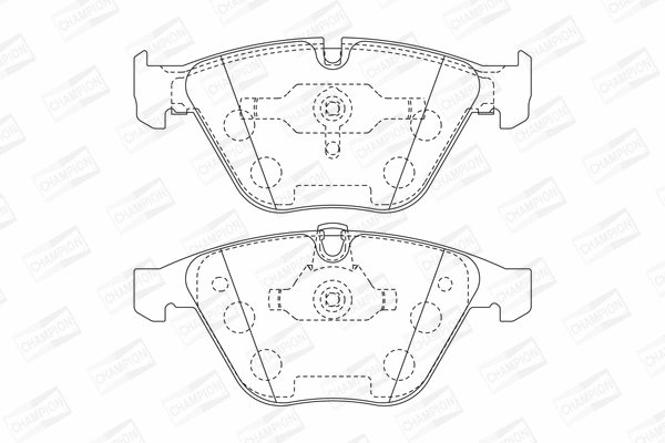 Brake Pad Set, disc brake (571990CH)