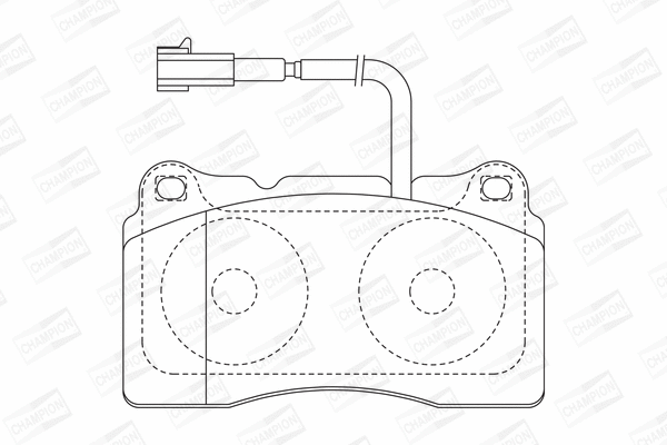 Brake Pad Set, disc brake (573637CH)