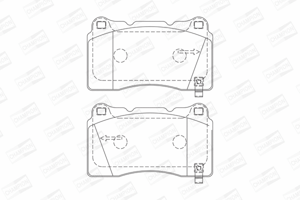 Brake Pad Set, disc brake (572508CH)