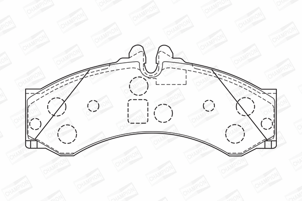 Brake Pad Set, disc brake (573731CH)
