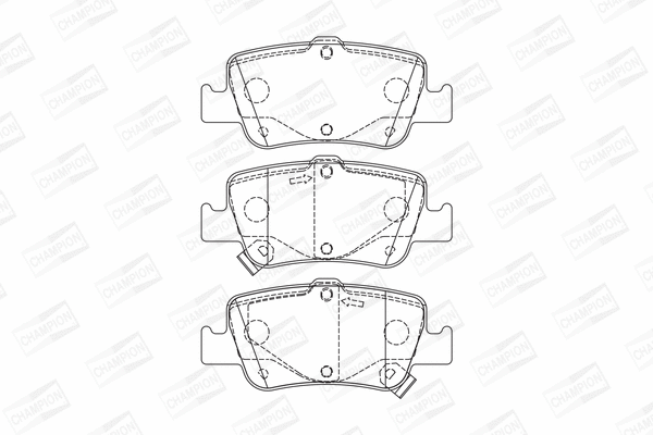 Brake Pad Set, disc brake (572601CH)