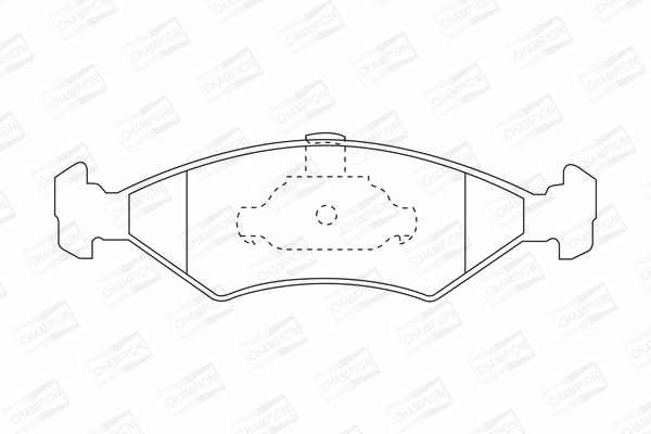 Brake Pad Set, disc brake (571914CH)