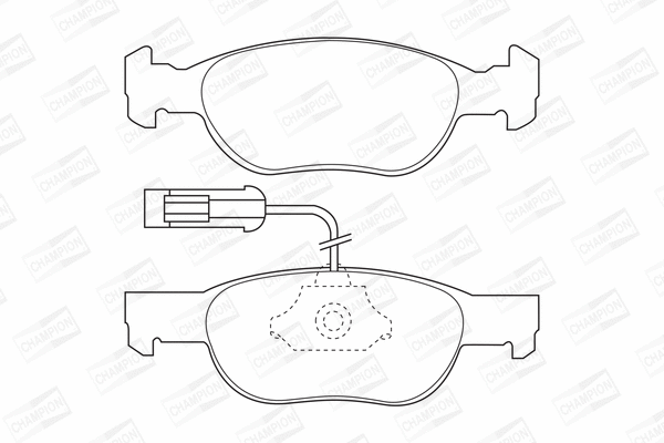 Brake Pad Set, disc brake (571882CH)